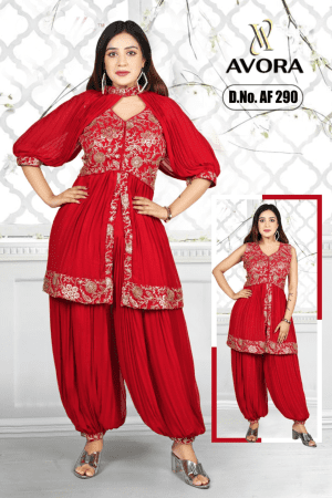Baju Frill Afghani Suit