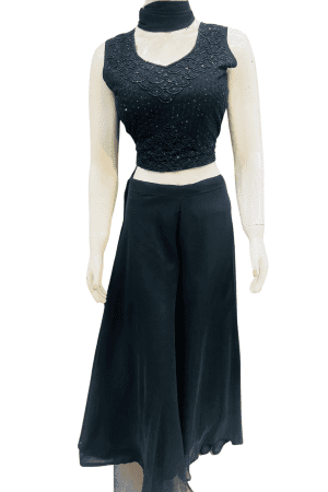 Black choli Top Divider