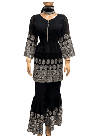 Short Anarkali Garara